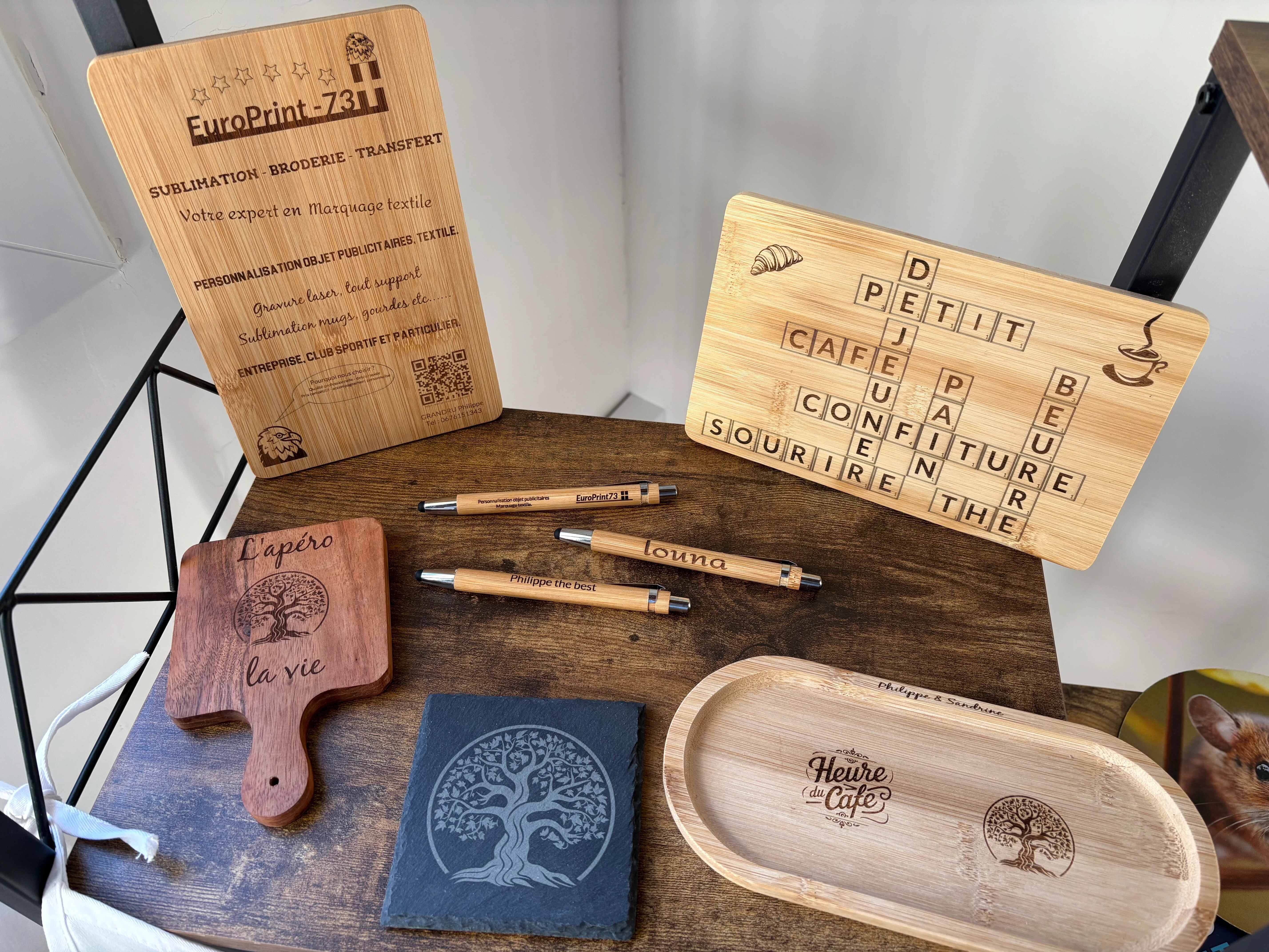 Réalisation EuroPrint73 — impression textile, broderie ou gravure